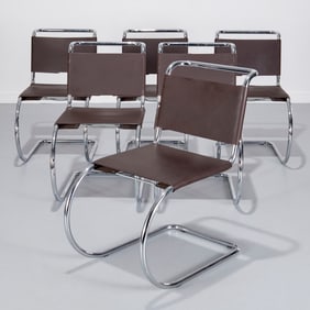 Mies van der Rohe, (6) MR10 side chairs