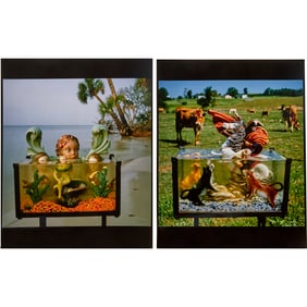 Arthur Tress, (2) Cibachrome prints, 1989