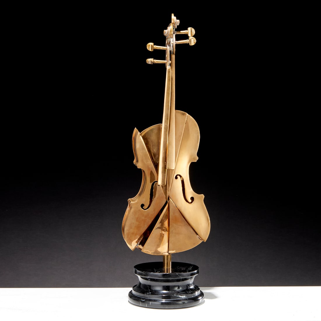 Arman, bronze violin sculpture, 2004 (1 of 7)