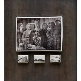 Josef Astor, photographs on porcelain, 1989