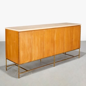 Paul McCobb marble top media console