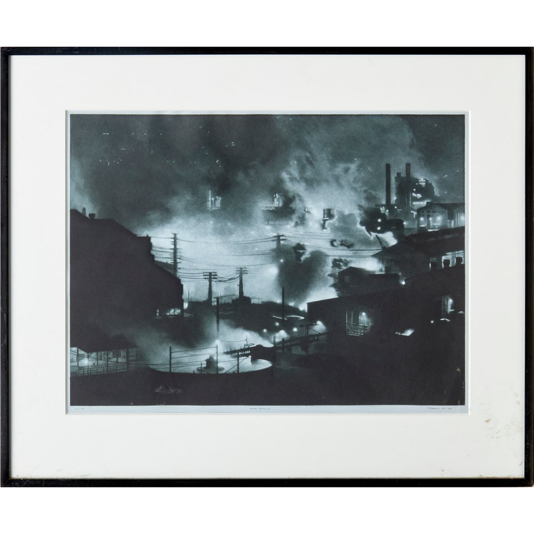 Craig McPherson, mezzotint on pale blue paper (1 of 8)