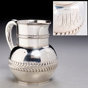 Tiffany & Co. sterling pitcher, ex Astor Family