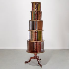 Regency style bookcase, ex Ralph Lauren Coll.