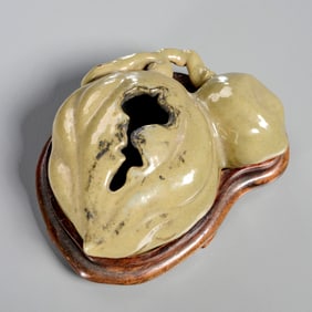 Chinese celadon glazed brush washer