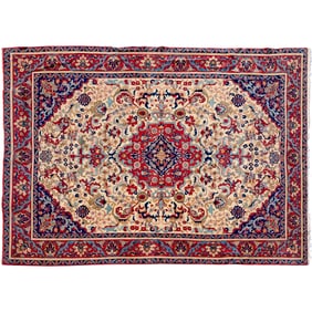 Isfahan wool carpet