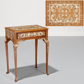 Fine Collinson & Lock (attrib) rosewood side table