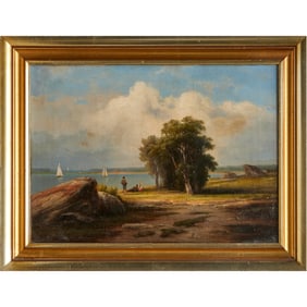 Max Eglau, oil on canvas