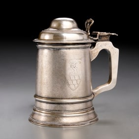 Victorian sterling silver tankard