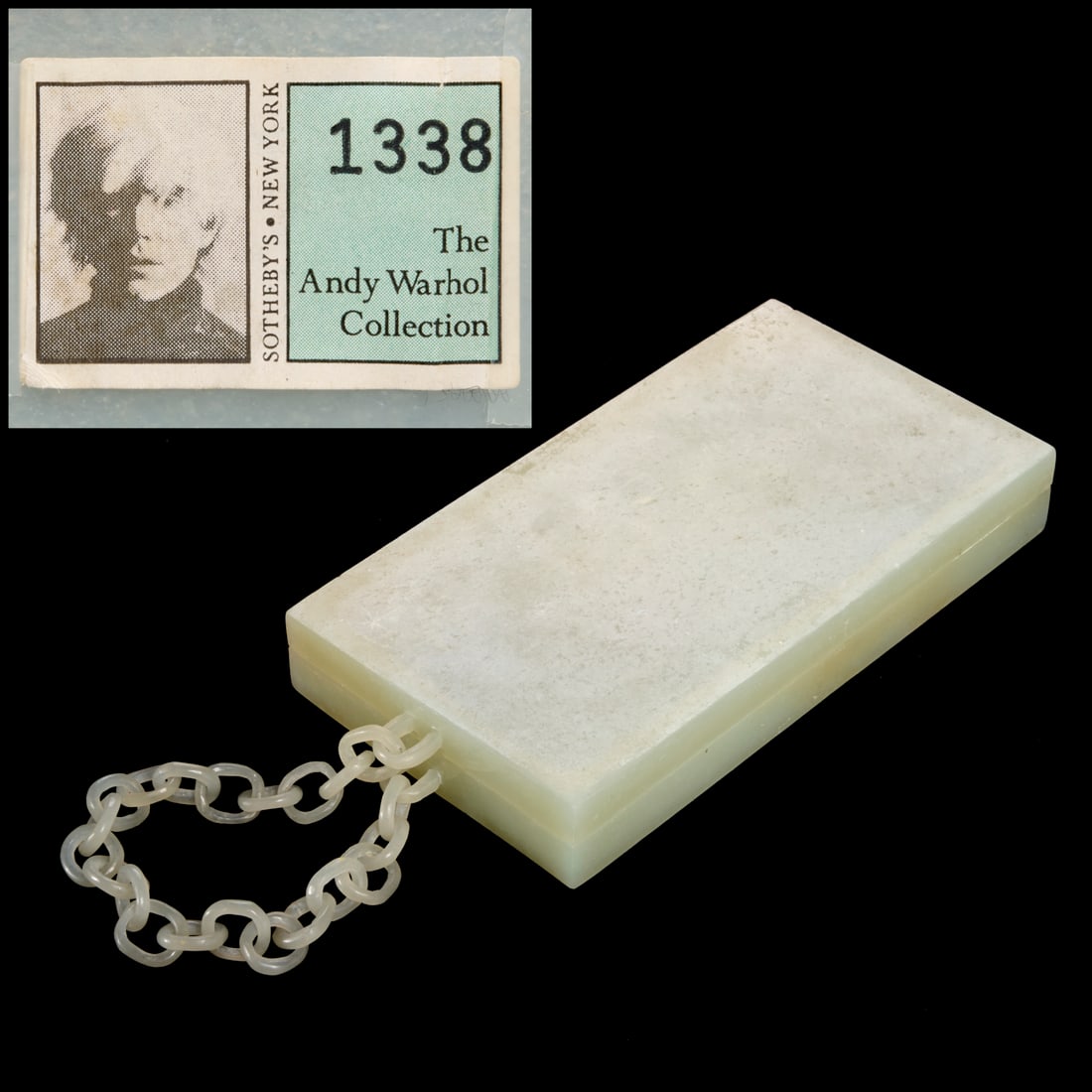 Chinese carved jade box, ex Andy Warhol (1 of 6)