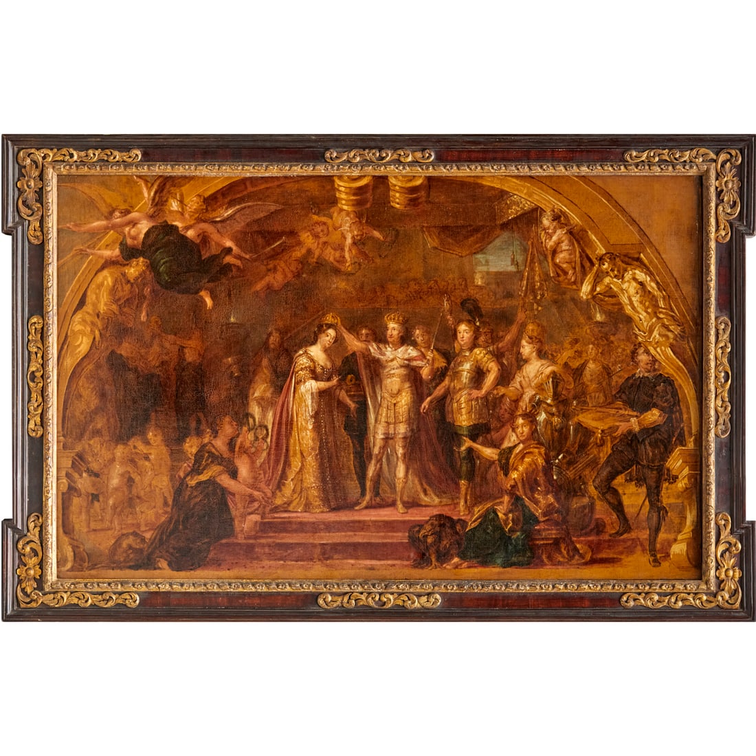 English School, oil on canvas, coronation (1 of 8)