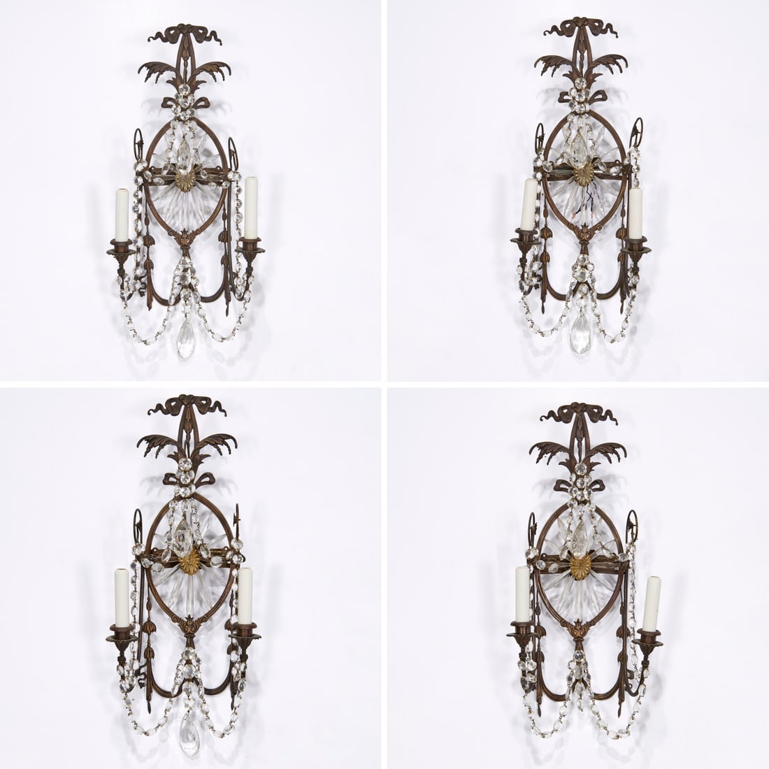 Set (4) E.F. Caldwell & Co wall sconces (1 of 6)