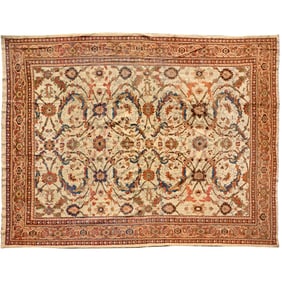 Antique Kashan carpet