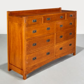 Stickley, oak master dresser