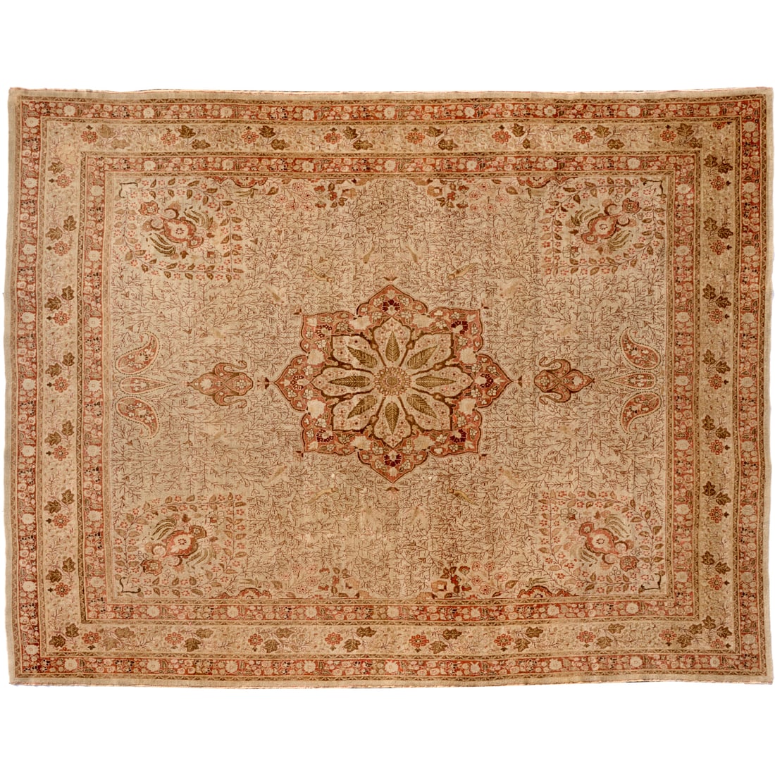 Antique Lavar Kerman carpet, ex F.J. Hakimian (1 of 10)