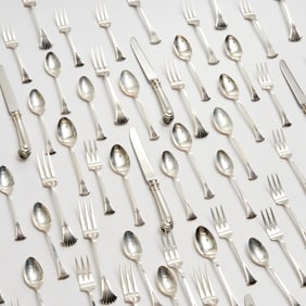 Tuttle "Onslow" sterling silver flatware set