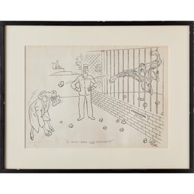 George Price, New Yorker cartoon sketch, c. 1944