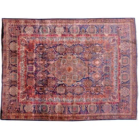 Meshed room-size carpet