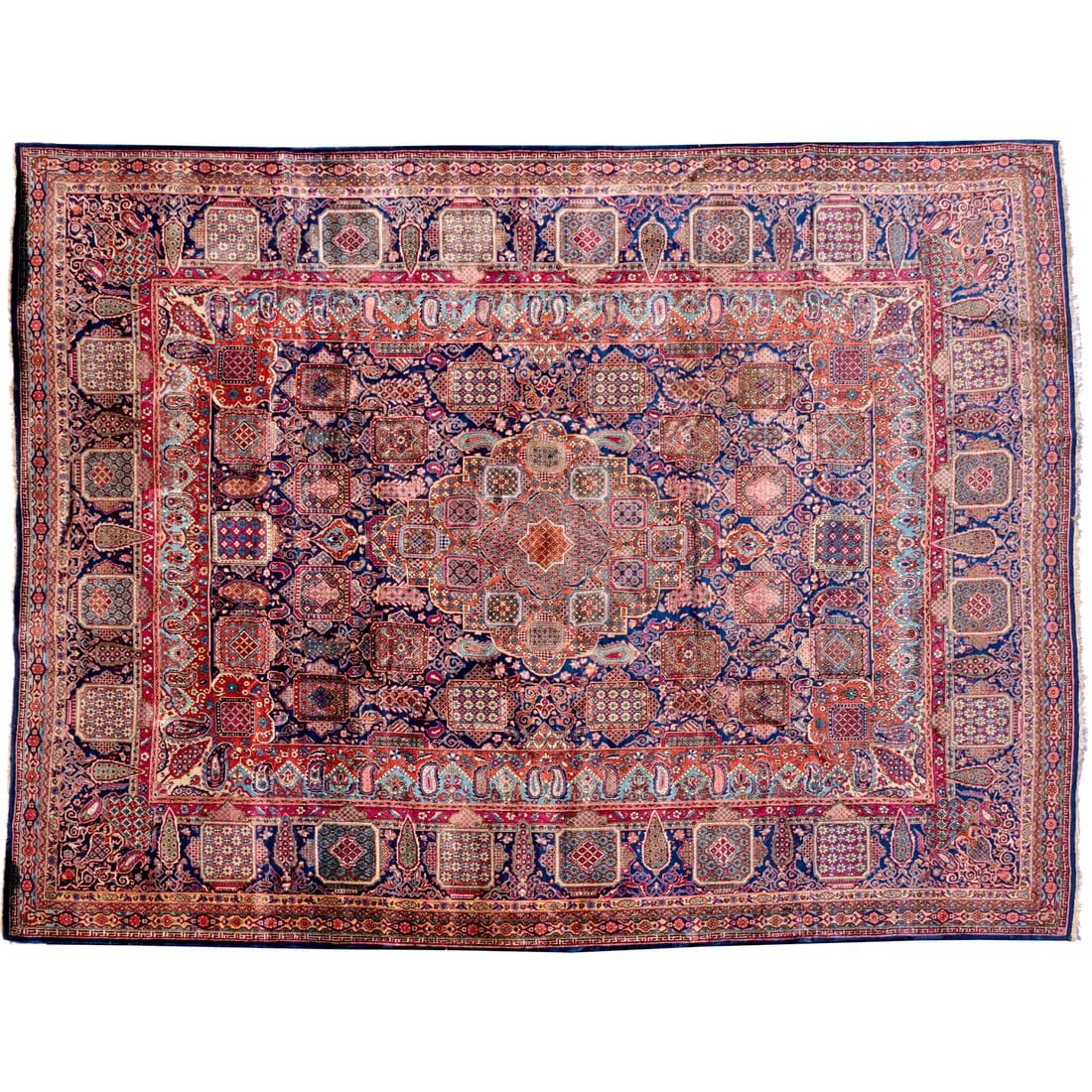 Meshed room-size carpet (1 of 7)