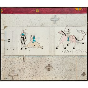 Randy Lee White, large oil on canvas