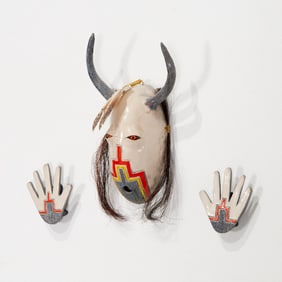 Austin Real Rider, pottery mask, 1992