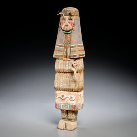 Hopi Peoples, large antique Kachina doll