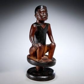 Makonde Peoples, wood carving, ex Marshall