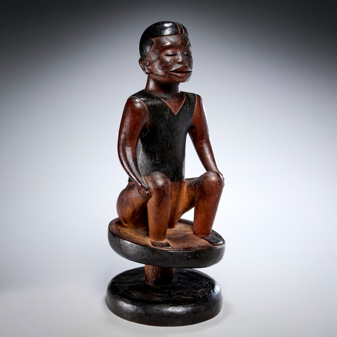 Makonde Peoples, wood carving, ex Marshall (1 of 6)