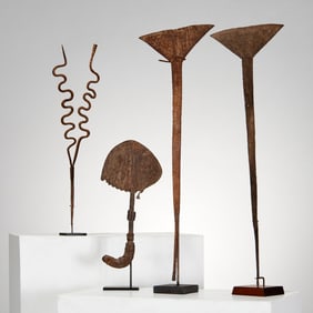 Group (4) African Tribal iron currencies