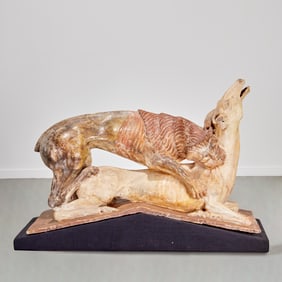 Large Etruscan style terracotta Acroterion