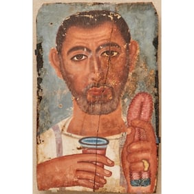 Roman Egyptian, Fayum mummy portrait