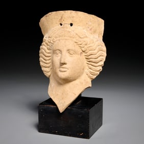 Large Greek terracotta Protome mask