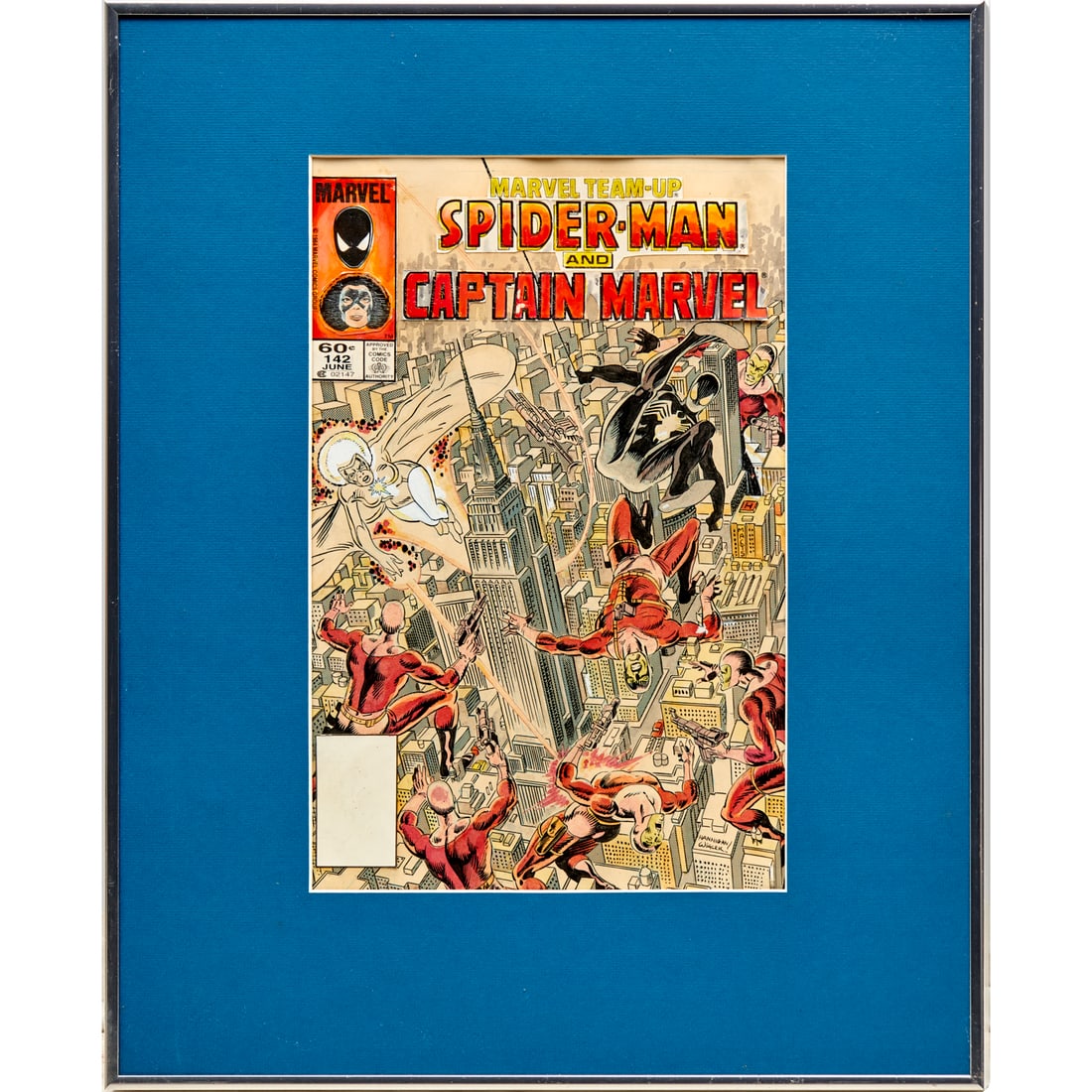 Ed Hannigan/ Bob Wiacek, original Marvel cover (1 of 10)