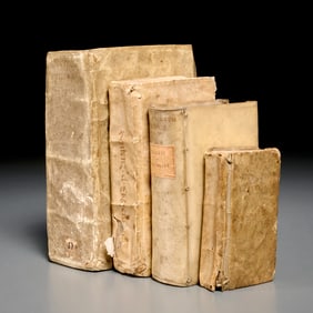 (4) Vols., vellum bindings, 17th c.