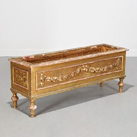 Continental Neoclassical giltwood planter