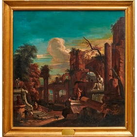 Pierre Patel (attrib), oil on canvas