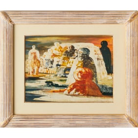 Salvatore Fiume, oil on masonite