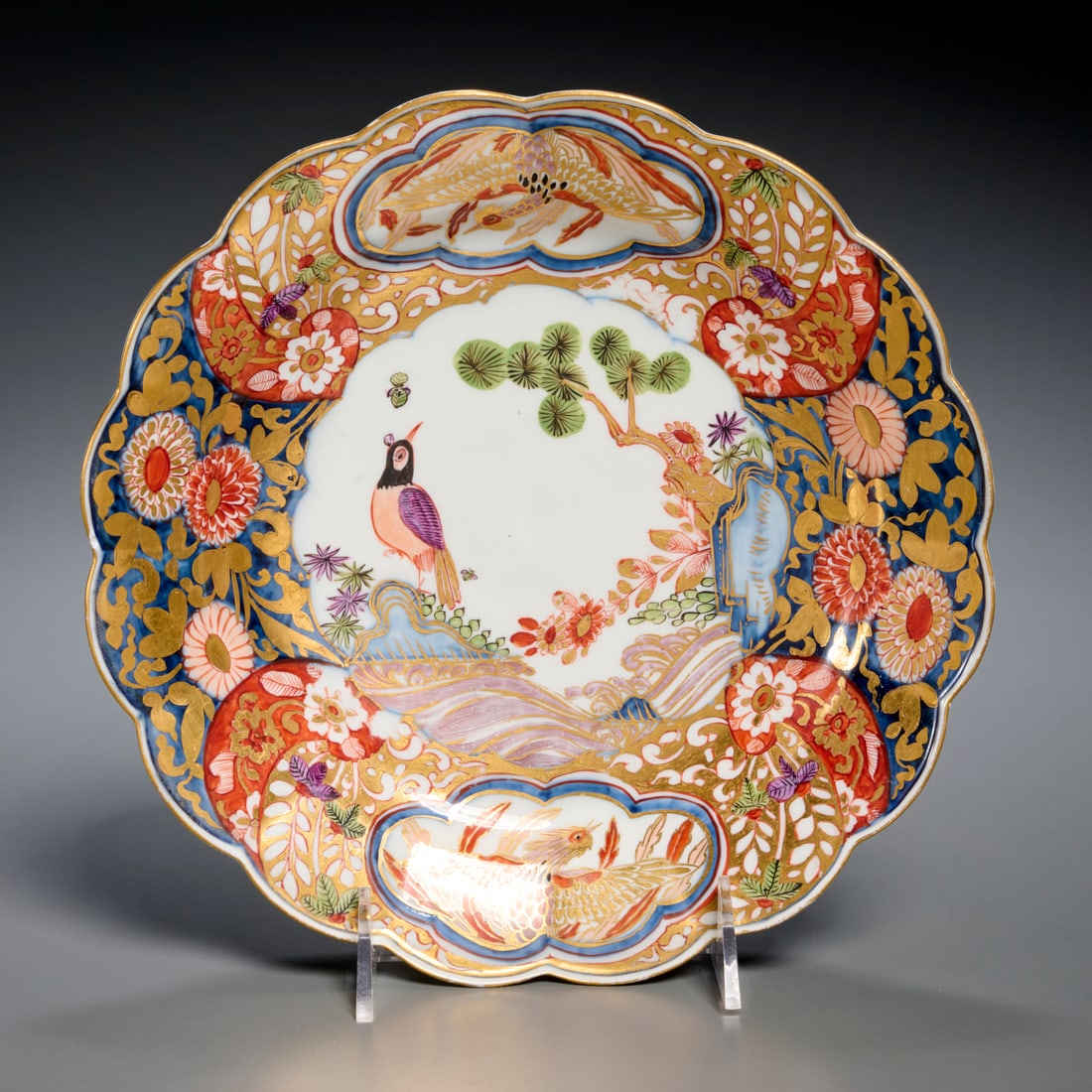 Rare early Meissen Imari porcelain dish (1 of 6)