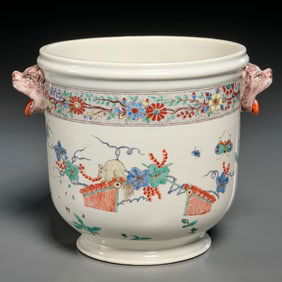 Chantilly kakiemon porcelain wine cooler, 18th c.