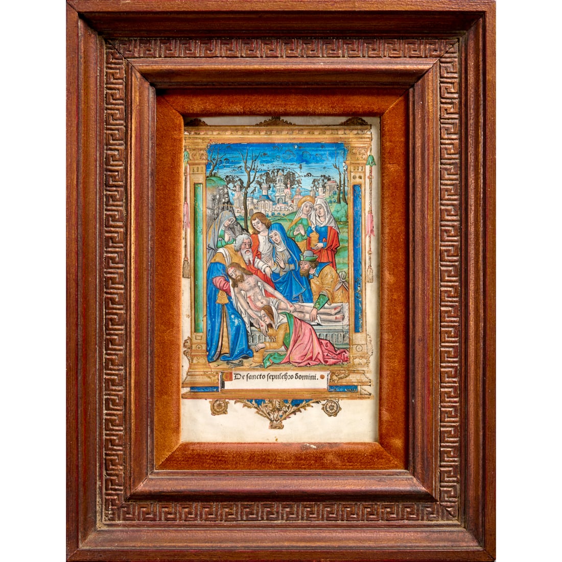 Simon Vostre, illuminated Book of Hours page (1 of 8)