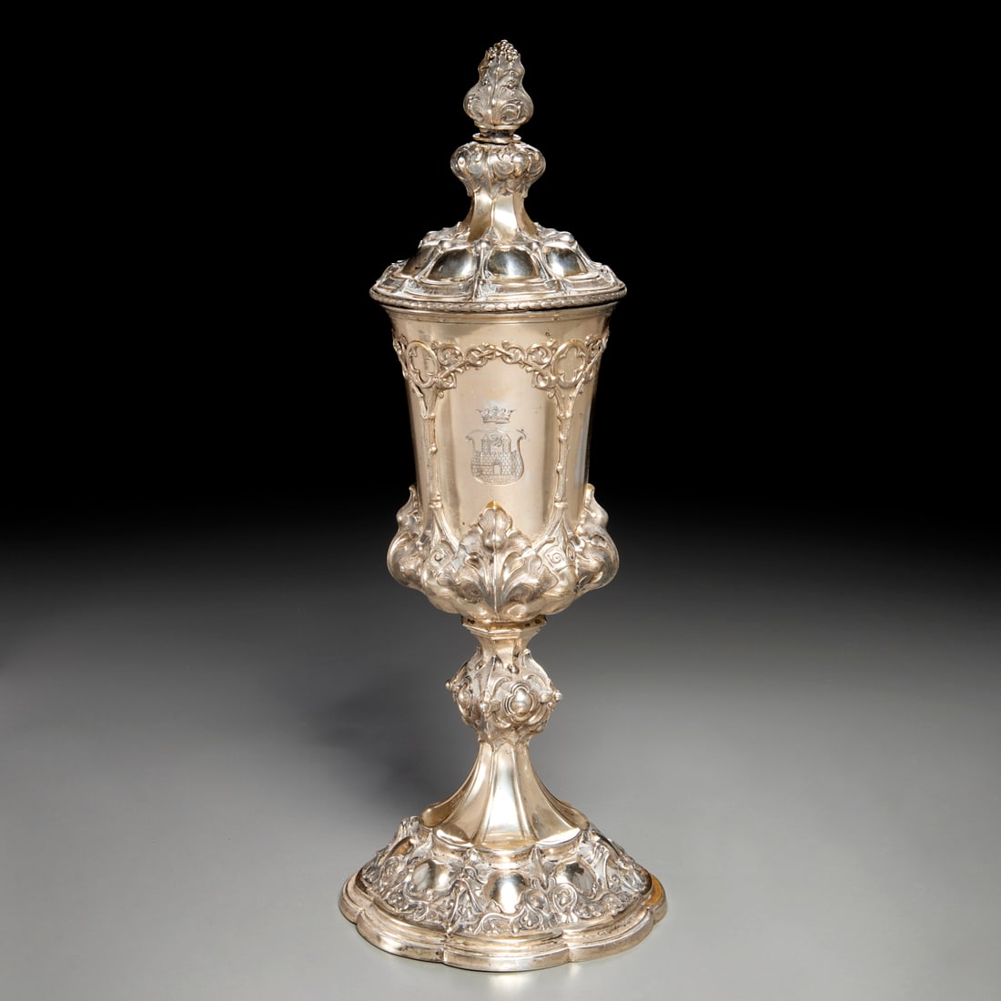 Continental silver cup and cover (1 of 9)