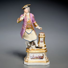 Meissen porcelain Freemason, ex Christie's
