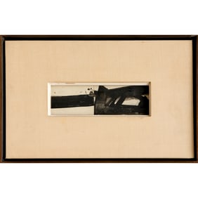 Franz Kline (manner), ink and watercolor on paper