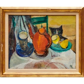 Franz Kline (attrib), oil on canvas, 1946