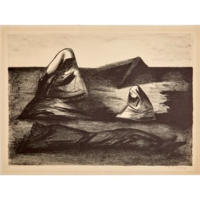 Jose Clemente Orozco, signed lithograph, 1928
