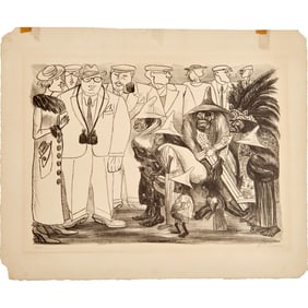 Jose Clemente Orozco, signed lithograph, 1928