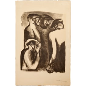 Jose Clemente Orozco, signed lithograph, 1932
