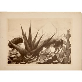 Jose Clemente Orozco, signed lithograph, 1929