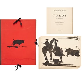 Picasso & Naruda, "Toros" ltd. ed. portfolio, 1960