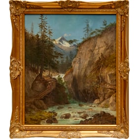 Josef Thoma (attrib), oil on panel, 1857